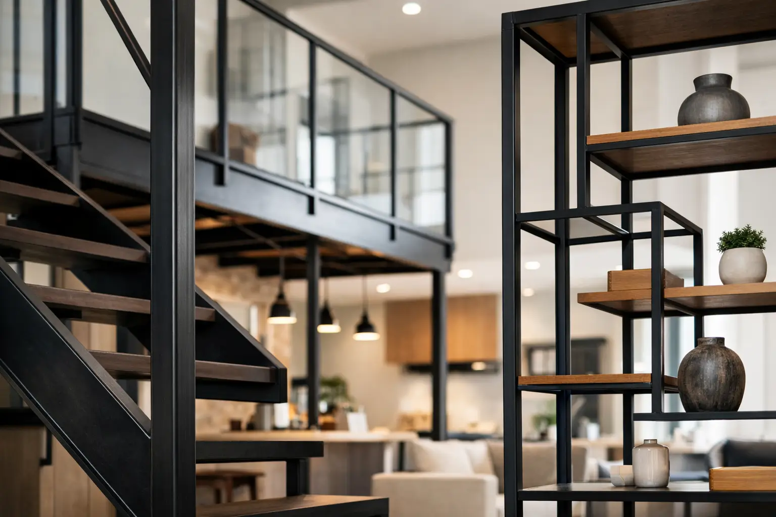 Estructuras metálicas para interiores a medida