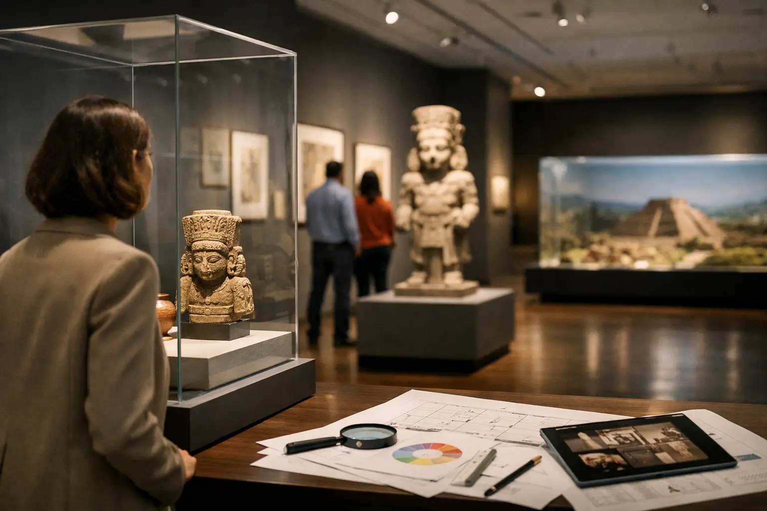 Museografía para exposiciones bien ejecutada