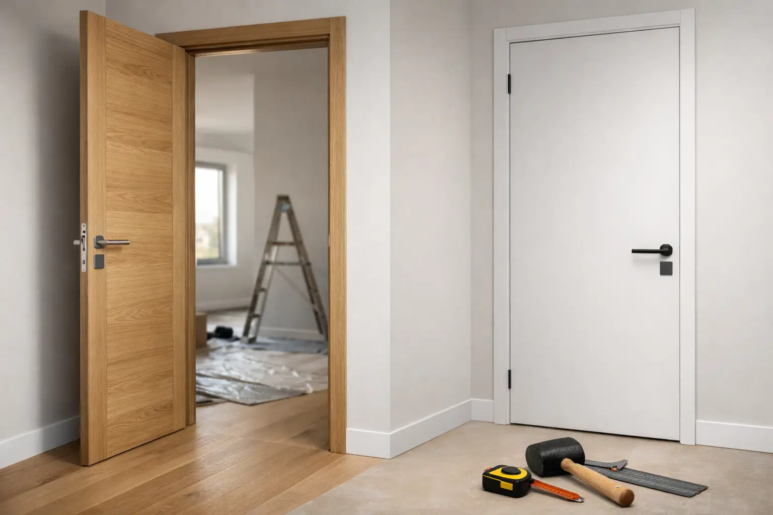 Puertas interiores a medida para obra precisa